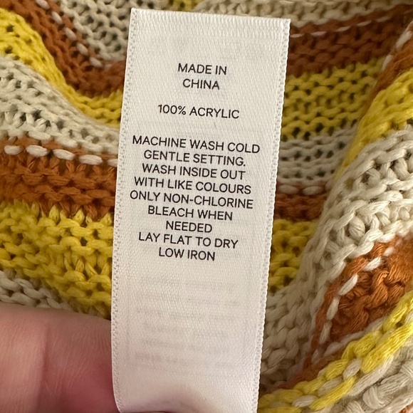 JOE FRESH Multicolour Striped Knit Tank & Midi Skirt Set - Size XL - Picture 14 of 14